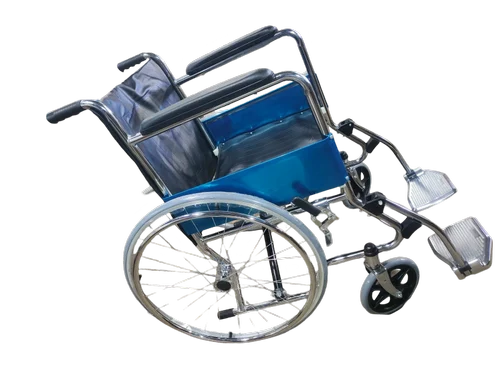 Stainless Steel Folding Wheelchair