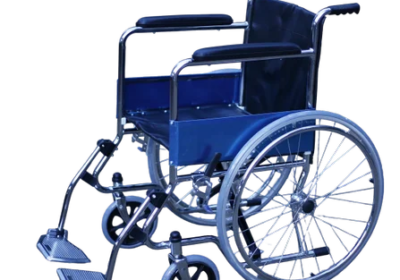 Stainless-Steel-Folding-Wheelchair