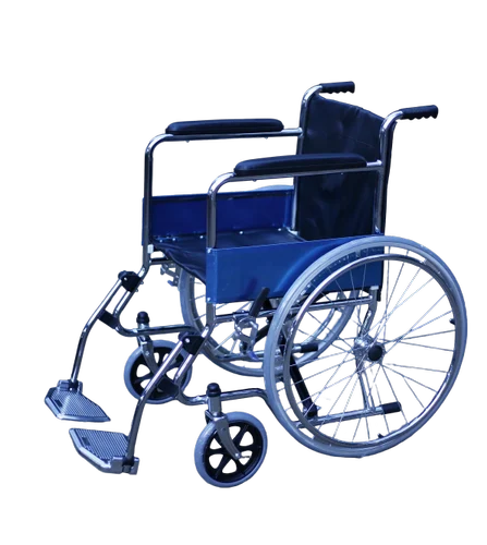Stainless Steel Folding Wheelchair
