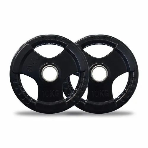 10 Kg Rubber Weight Plate with bush 50mm