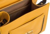 Classic Yellow Blue Handbag Perfect For Women & Girls