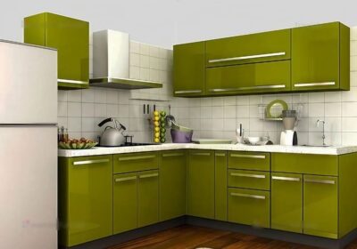 Green-L-Shape-Modular-Kitchen