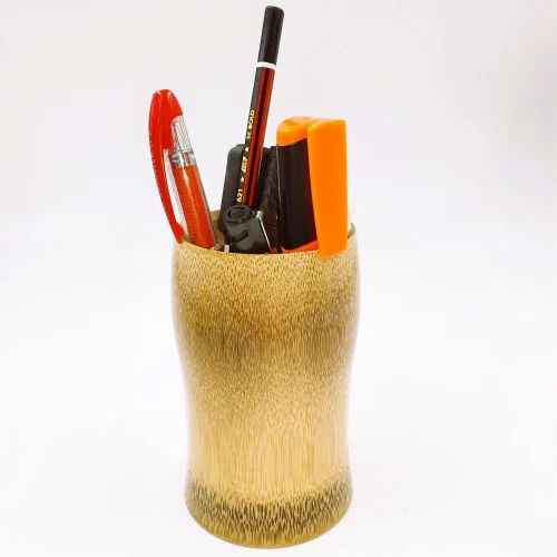 Natural Bamboo Pen Stand