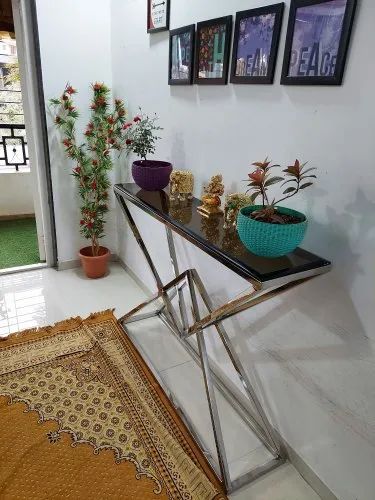 Pyramid Shape Console Table