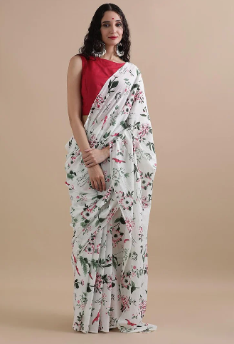 Cotton Printed Sarees