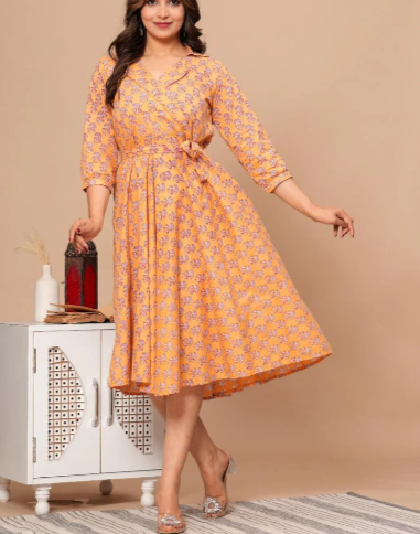 Cotton Printed Kurtis