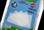 150mic A4 Sheet Protectore Ace