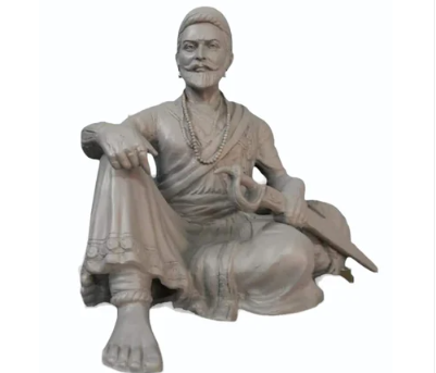 3 Feet Shivaji Fiber Statue