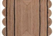 Scallop Jute Braided Rugs