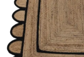 Scallop Jute Braided Rugs