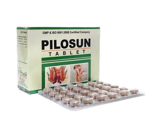 Arvedic Herbal Tablet For Piles – Pilosun Tablet
