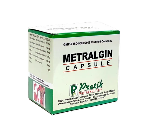 Ayurvedic Herbal Anti Inflmmatory Capsule – Metralgin Capsule