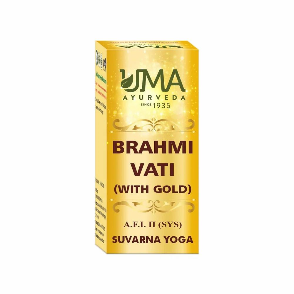 Brahmi Vati with Gold Tablet