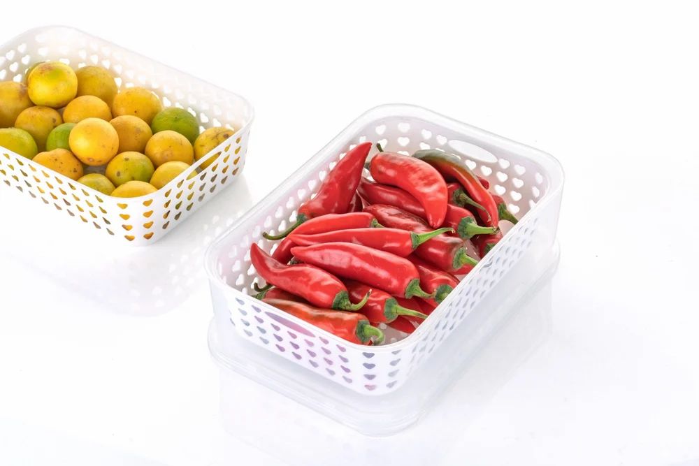 Plastic Fruit And Pepper Containers