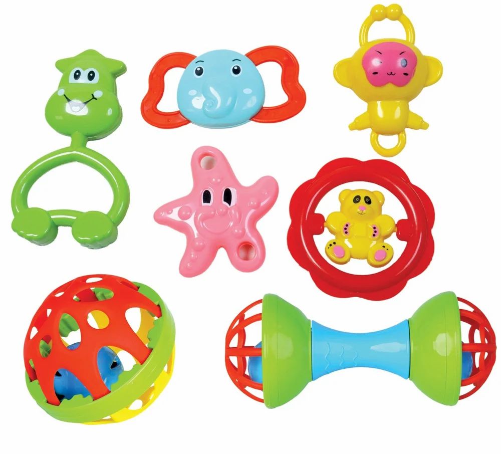 Toyenza 5 Piece Rattle Ball Dumbbell Combo