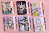 3-D BTS Diary for Kids Gift Set for kids Spiral Diary Bts Diary Return Gifts for Birthday