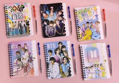 3-D BTS Diary for Kids Gift Set for kids Spiral Diary Bts Diary Return Gifts for Birthday