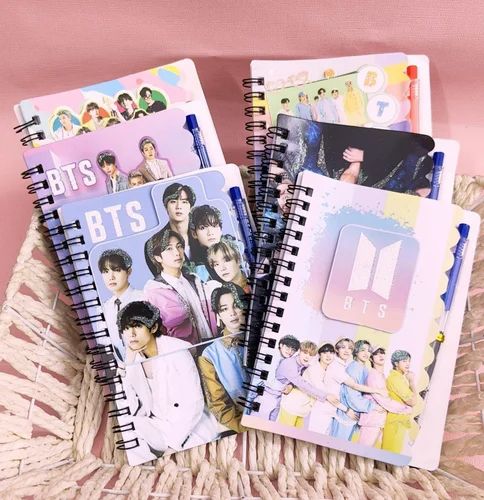 3-D BTS Diary for Kids Gift Set for kids Spiral Diary Bts Diary Return Gifts for Birthday