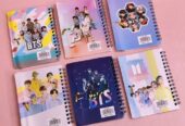 3-D BTS Diary for Kids Gift Set for kids Spiral Diary Bts Diary Return Gifts for Birthday
