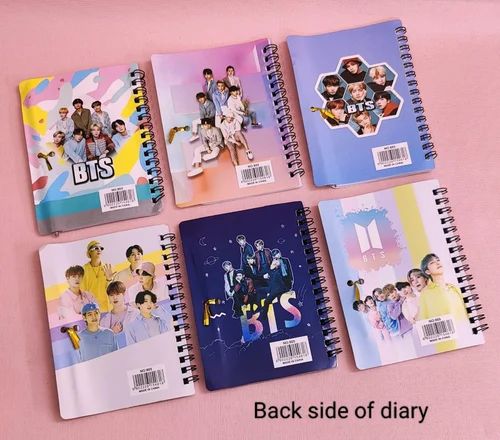3-D BTS Diary for Kids Gift Set for kids Spiral Diary Bts Diary Return Gifts for Birthday