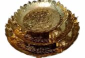3 Layered Brass Pooja Thali