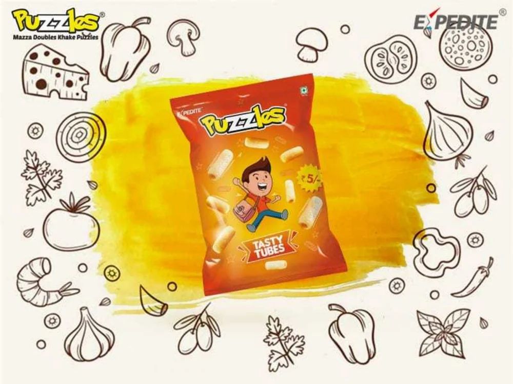 Puzzles Tasty Tubes Fryum Snacks