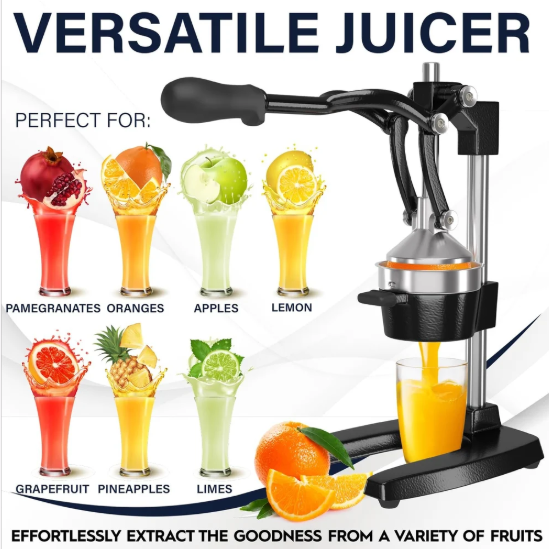 Stainless Steel Manual Hand Press Juicer