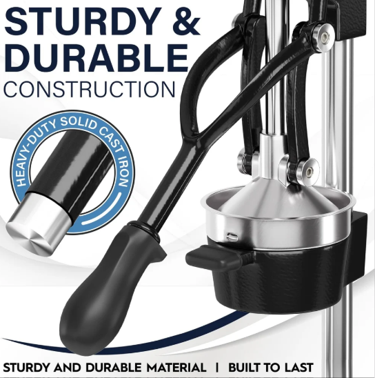 Stainless Steel Manual Hand Press Juicer