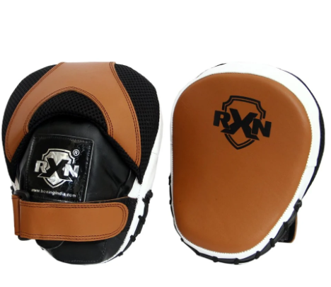 RXN Curved Micro Speed Focus Pads with Hook & Loop Closure for Super Speed Training