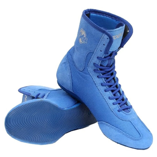 RXN BX17 Blue Boxing and Wrestling Shoes for Men