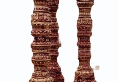 10-Feet-Brown-FRP-Wedding-Pillar