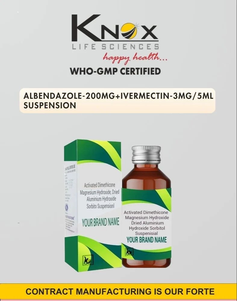 Albendazole 200mg Ivermectin 3 mg Suspension