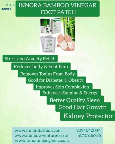 INNORA BAMBOO VINEGAR FOOT PATCH