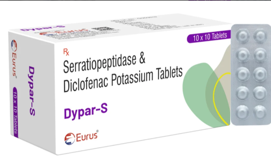 Diclofenac Potassium Serratiopeptidase Tablet