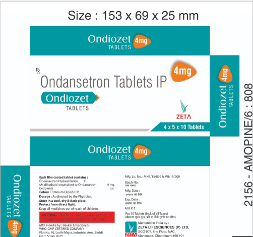 Ondanseteron 4mg Tablets