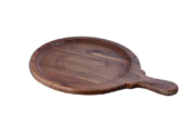 Parantha/Pizza/Uttapam Wooden Platter W Bowl