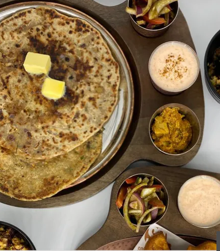 Concept Round Smokey Snack/Food Service Set