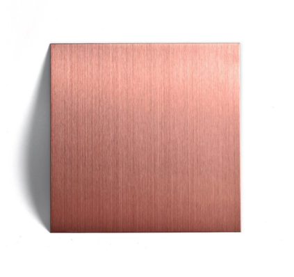 Ss 304 Sheet Rose Gold Finish