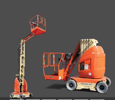 Battery Operated Mast Boom Lifts