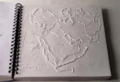 Tactile Map book for visually impaired
