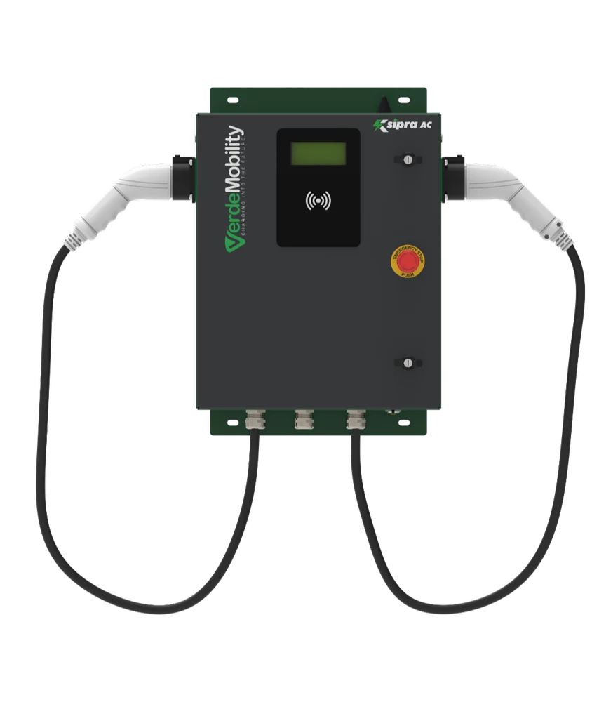 22kW VerdeMobility Dual Gun AC Charger