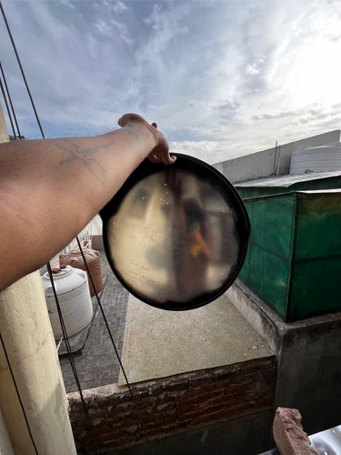 Black Aesthetic Convex Safety Mirror