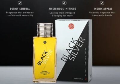 Black-Silver-100ml-Apparel-Perfume-Spray