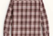 Men Off Brown Cotton Full Sleeve Shirt