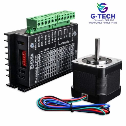 Nema 17 Stepper Motor + TB6600 Stepper Motor Driver - Marketdeed