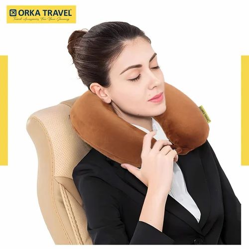 ORKA Travel Memory Foam U Neck Pillow