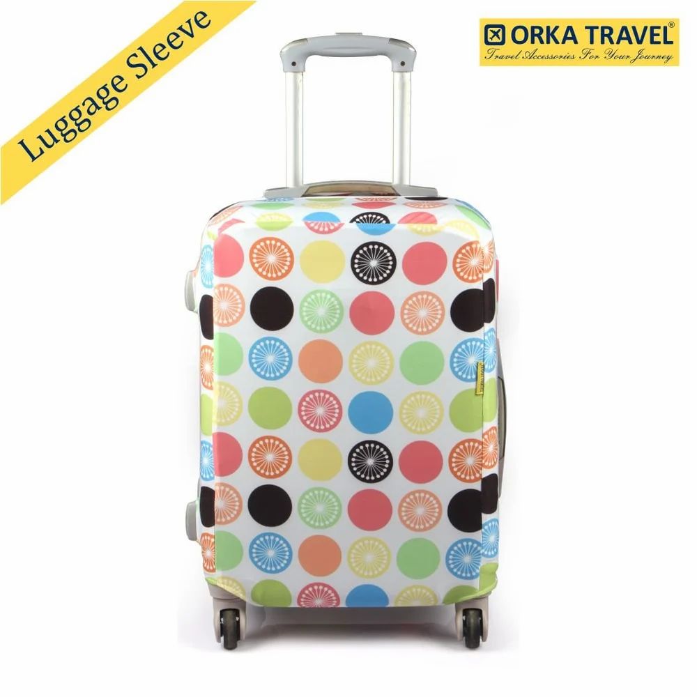 Orka Travel Printed Luggage Cover