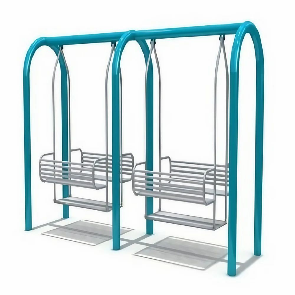 Outdoor Playground Double Family Swing