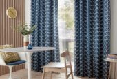 Polyster Plain Eyelet Curtains