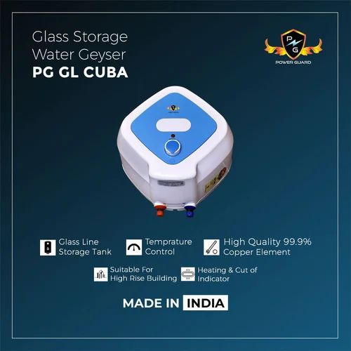 Power Guard PGGLCUBA15 15L Storage Water Heater Geyser